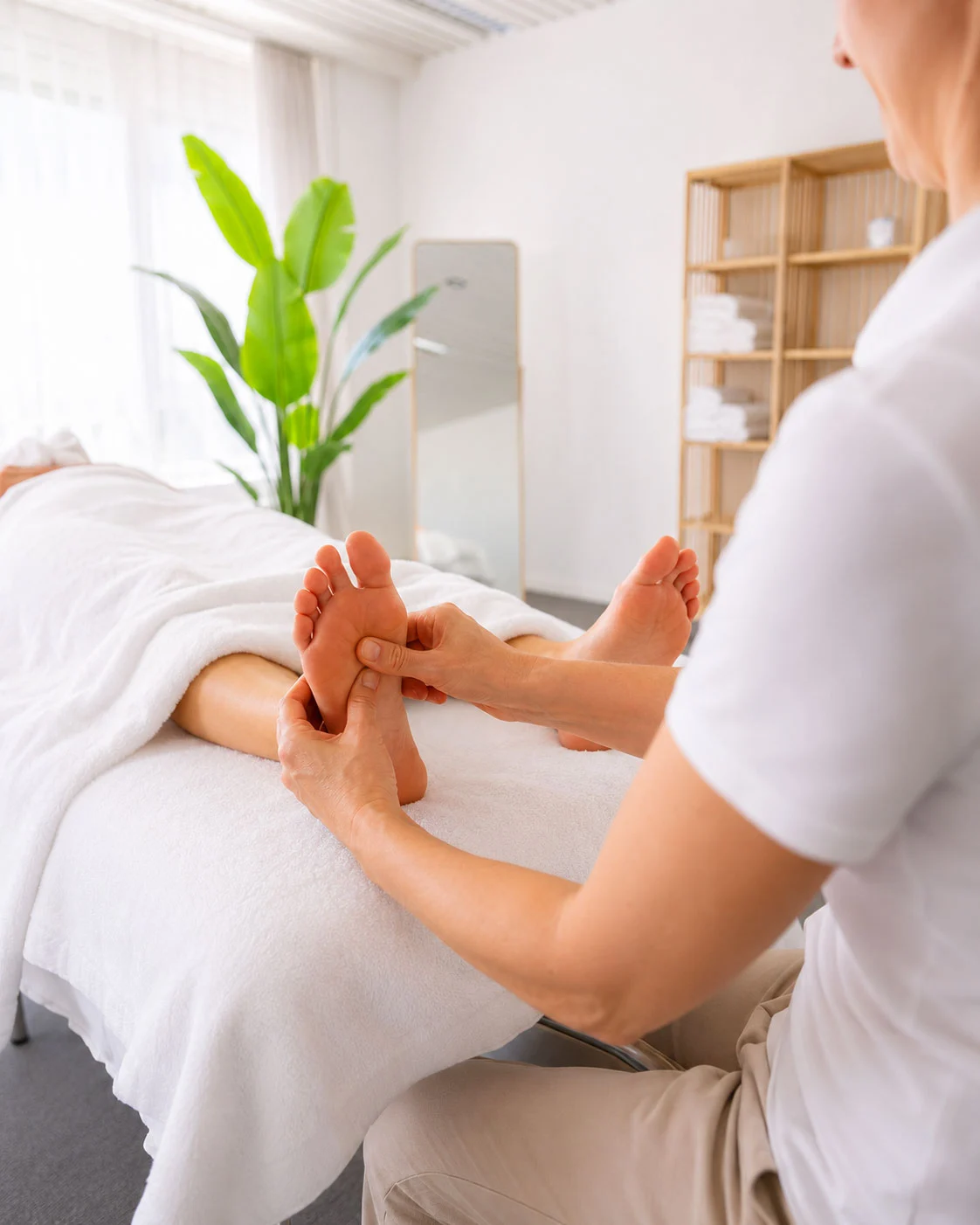 Fussreflexzonenmassage im Massage Zentrum Glattbrugg zur Entspannung